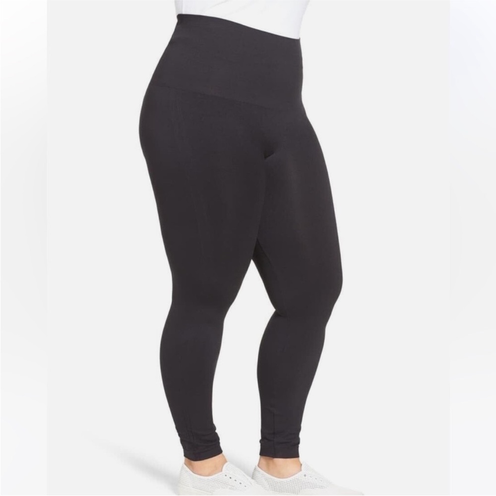 Spanx Look at Me Now Seamless Leggings - FL351P - Very Black  1X Compression